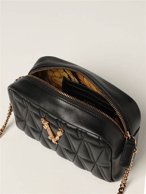 black versace crossbody|Versace shoulder bags for women.